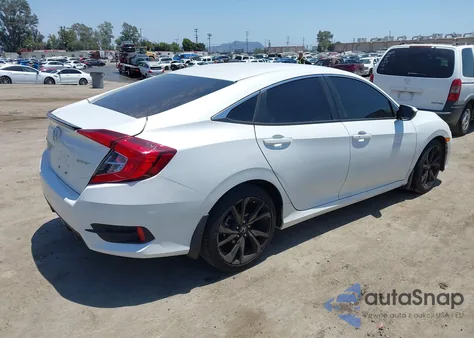 2020 Honda Civic Sport from USA, damaged, VIN 19XFC2F82LE007411